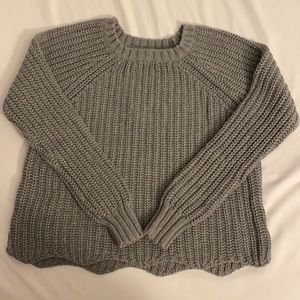 Juniors Cropped Sweater